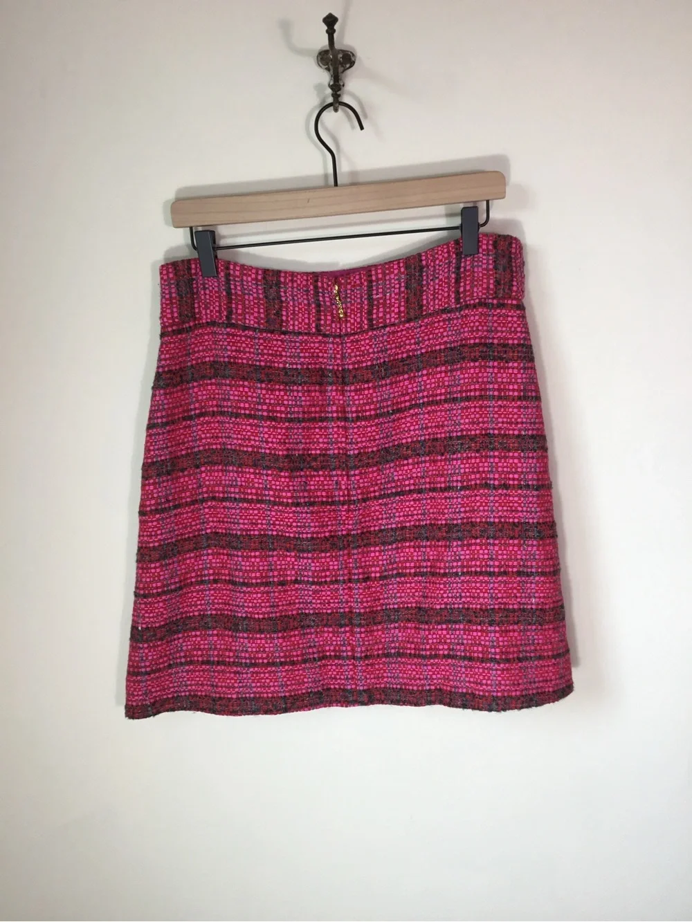 Kate Spade Wool and Silk Blend Tweed Mini Skirt